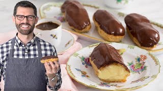 Best Chocolate Eclair Recipe [upl. by Marketa]