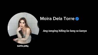 PAUBAYA  Moira Dela Torre Lyrics [upl. by Aelhsa]