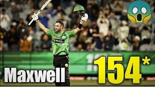 Glenn Maxwell 154 In Just 64 Balls Full match Highlights HD  Big Bash League BBL [upl. by Atwood]