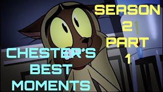 Chester’s Best Moments  Season 2 Part 1  Bunnicula [upl. by Adnesor]