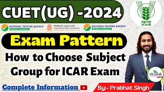 ICAR 2024 Exam Pattern 🔥 ICAR 2024 Syllabus  CUET ICAR Exam Pattern  icar application form 2024 [upl. by Nediarb]