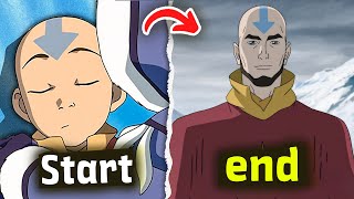 Avatar The Legend of Aang from Beginning to End Recap in 44 Min Aang Future [upl. by Nirehtac]