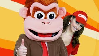 DONKEY KONG Dances In Public Dynamite Song  Parody  Screen Team [upl. by Boys]