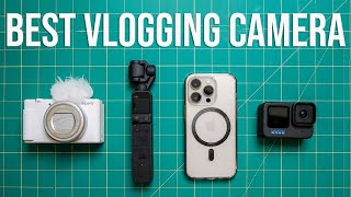 Best Camera for Vlogging and Content Creators in 2023 GoPro vs iPhone vs DJI vs Sony [upl. by Perkin]