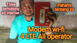 Modem 4G LTE All Operator tidak terhubung ke internet TanganSiji [upl. by Livia385]