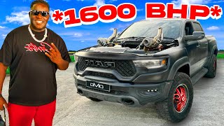 1600 HP DODGE RAM TRX TWIN CHARGED TWIN TURBO amp SUPERCHARGED [upl. by Dill]