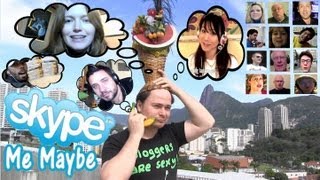 Skype Me Maybe  sung in 30 languages by 17 polyglots [upl. by Skipper657]