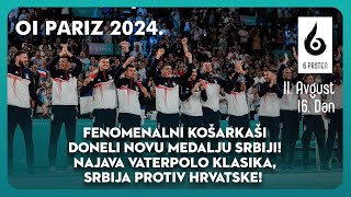 Šesti prsten 16 Košarkaši krunisali nastup u Parizu bronzom  Da li vaterpolisti mogu do zlata [upl. by Yecal]