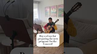 Day 2 of 120 days practicing for the concert guitar musicianlife practice music newmusic vlog [upl. by Nek]