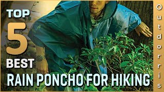 Top 5 Best Rain Poncho for Hiking Review 2023 [upl. by Solracesoj931]