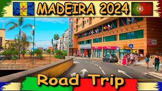 MADEIRA 2024  FUNCHAL  Scenic Drive  4K  10bit color  HiFi Sound Tramtarie [upl. by Lilith]