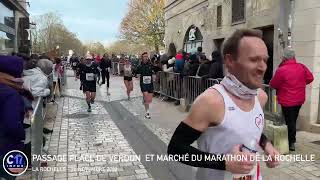 Le Marathon de La Rochelle 2023 en centre ville [upl. by Otrebron]