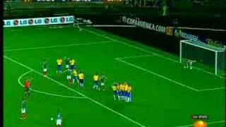 Mexico vs Brasil Copa America 2007 Goles [upl. by Mharg781]