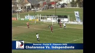 Div Reserva Chañarense 01 Independiente  Fecha 9 Clausura  Liga Interprovincial  150924 [upl. by Ias]