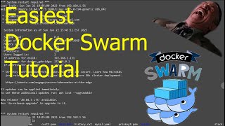 The EASIEST Docker Swarm Tutorial [upl. by Notselrahc692]