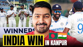 India 🇮🇳 beat Bangladesh 🇧🇩 in Kanpur Test Match  India versus Bangladesh Test Series 2024  News [upl. by Sellig]