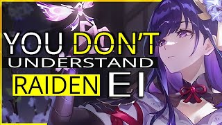 5 Reasons You Dont Understand Raiden Ei  Clearing Up Genshin Impact Misconceptions [upl. by Etram]