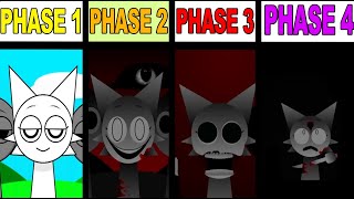 Phase 1 VS Phase 2 VS Phase 3 VS Phase 4 in Incredibox Sprunki Original Versions vs Horror Versions [upl. by Absa928]