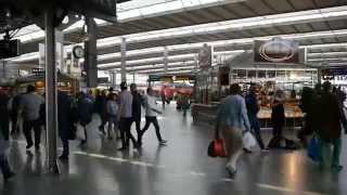 D München Hauptbahnhof Munich Central Train Station Bavaria Mai 2015 [upl. by Airotcivairam]