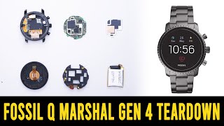 Fossil Q Marshal Gen 4 Teardown and Battery replacement [upl. by Retha]