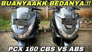 HONDA PCX 160 CBS VS ABS [upl. by Tremann]