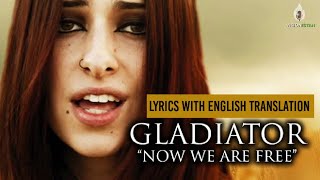 GLADIATOR  Now We Are Free  Erhu ft Angèle Macabiès  Cover  English Translation  Visionistan [upl. by Orion]