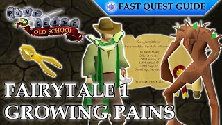 Fairytale 1 – Growing Pains Quest  OSRS Quality Quick Guide 2024 [upl. by Aissak]