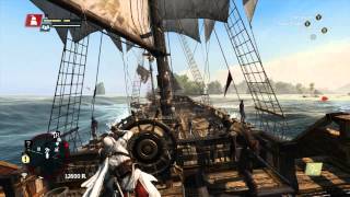 Assassins Creed IV Black Flag  Free Roam Boat play Spoiler Free [upl. by Goda125]