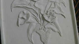 36 DIY Relief work painting part2 [upl. by Havener384]