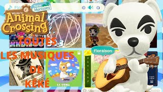 COMMENT AVOIR TOUTES LES MUSIQUES DE KÉKÉ  ANIMAL CROSSING NEW HORIZONS [upl. by Darell]