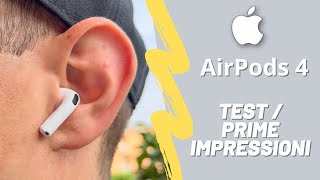 APPLE AIRPODS 4 con ANC  Proviamole insieme [upl. by Oidgime]