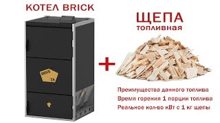 Котел на щепе Пиролизный котел BRICK XS [upl. by Udella]