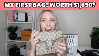 Gucci Dionysus Bag Unboxing Should You Buy It My First Bag [upl. by Nawaj]