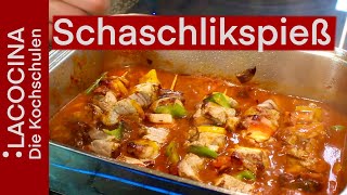 Saftig leckerer Schaschlikspieß  zum perfekten Grillabend mit Freunden  La Cocina [upl. by Helfant423]