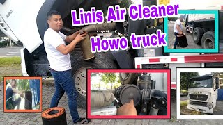 Paano Linisin Ang Air Cleaner Ng Howo Truck  Howo truck [upl. by Aron46]