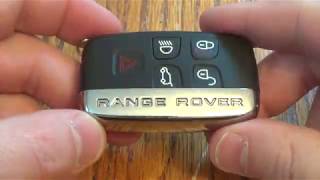 Land Rover LR3 key fob battery replacement [upl. by Rosaline]