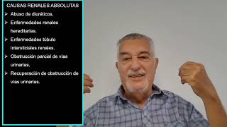 Hipovolemia Causas renales absolutas y causas relativas extrarrenales y renales [upl. by Atteyram]