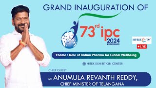 CM Revanth Reddy Inaugurates 73rd Indian Pharmaceutical Congress Expo 2024  Hybiz Live 🔴 [upl. by Larrej]