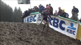 Superprestige Cyclocross 5  Spa Francorchamps  Highlights  13122015 [upl. by Arvie]