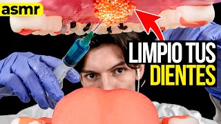 ASMR LIMPIEZA DE DIENTES Dentista asmr roleplay  ASMR Español  mol asmr [upl. by Eyk404]