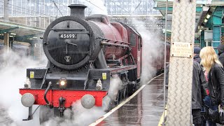 The Cumbrian Mountain Express with 45699 “Galatea” on 131018 [upl. by Asimaj918]