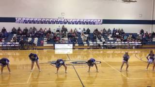 Goessel HS Cheerleaders Halftime Performance [upl. by Slack]