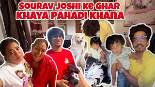 souravjoshivlogs7028 Ke Ghar Khaya Pahadi Khana  Bharti Singh  Haarsh Limbachiyaa [upl. by Amir]