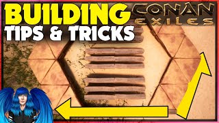 BUILDING TIPS amp TRICKS FOR BEGINNERS amp INTERMEDIATE  Conan Exiles [upl. by Dierolf517]