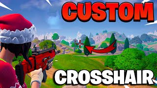 How To Get CUSTOM CROSSHAIR In Fortnite Chapter 5 FULL Tutorial [upl. by Cynthy]