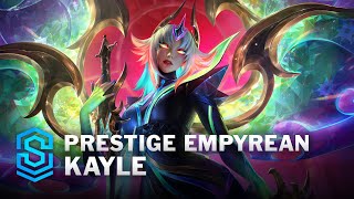 Prestige Empyrean Kayle Skin Spotlight  League of Legends [upl. by Llerad486]