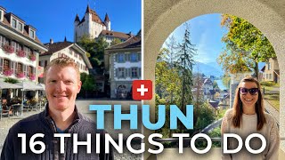 THUN SWITZERLAND  16 Things To Do In Thun  Day Trip from Interlaken [upl. by Cerf624]