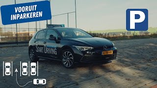 Rijschool Start Driving  Vooruit in een vak parkeren [upl. by Ueihtam]