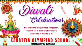 DIWALI CELEBRATIONS 2024  YAMUNA CAMPUS  KAKATIYA OLYMPIAD SCHOOL  NIZAMABAD [upl. by Nomyar]