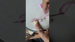 How to do Cast on knot stitch  hand embroidery basic stitches for beginners  cast on stitch [upl. by Pence]